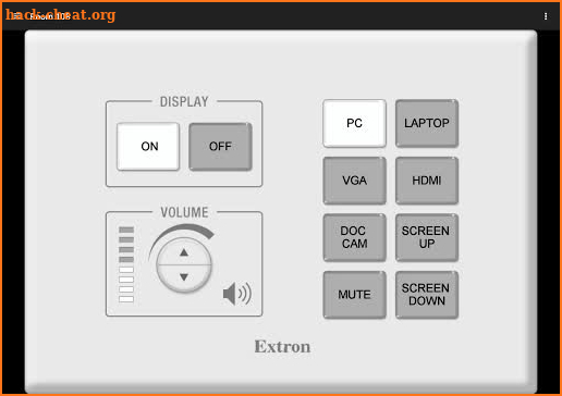 Extron Control screenshot