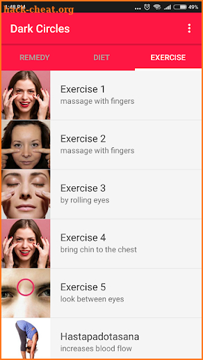 Eye Care - Eye Exercises, Dark Circles, Eyebrows screenshot
