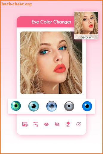 Eye color changer :- Eye Lenses Color Changer screenshot
