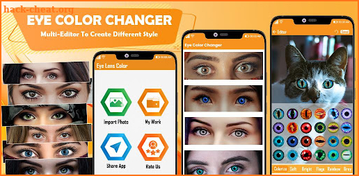 Eye Color Changer Photo Editor screenshot