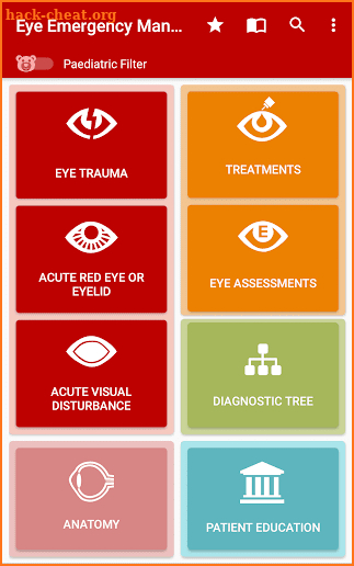 Eye Emergency Manual screenshot
