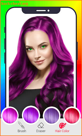 Eye, Hair Color Changer: Eye Colour Photo Editor screenshot