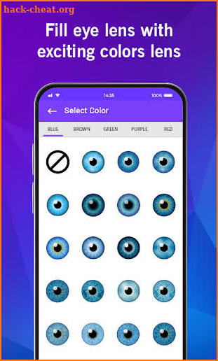 Eye lenses | Eyes Color Changer: Edit photos screenshot