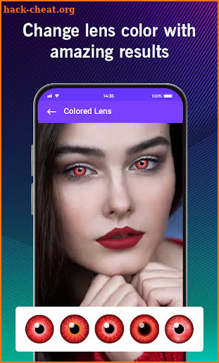 Eye lenses | Eyes Color Changer: Edit photos screenshot