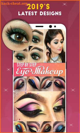 Eye Makeup Step By Step: Eye Lashes, Brow, Liner screenshot