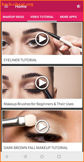 Eye Makeup Video Tutorial screenshot