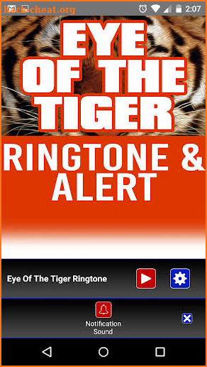 Eye of the Tiger Ringtone screenshot