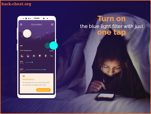 Eye Protector App: Blue light Filter, Night Mode screenshot
