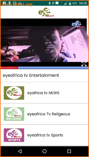 Eyeafrica TV screenshot