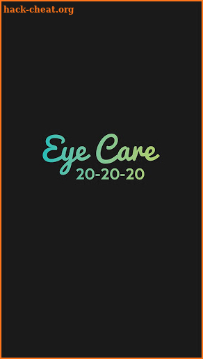 Eyecare 20 20 20 screenshot