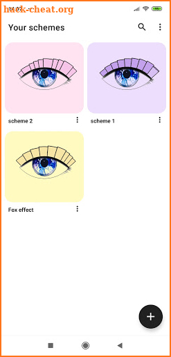 Eyelashes Constructor screenshot