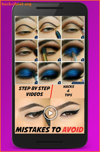 Eyes Makeup Step By Step ( Videos ) screenshot