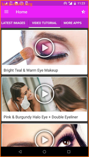 Eyes Makeup Tutorials Step By Step screenshot