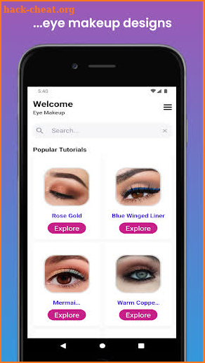 Eyeshadow: Step by Step Makeup screenshot