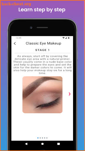 Eyeshadow: Step by Step Makeup screenshot