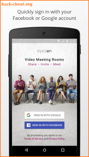 eyeson Video Meeting Rooms screenshot