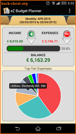 eZ Budget Planner screenshot