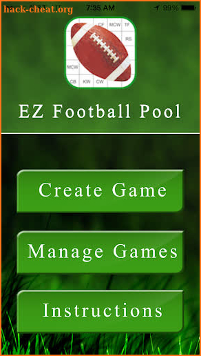 EZ Football Pool screenshot