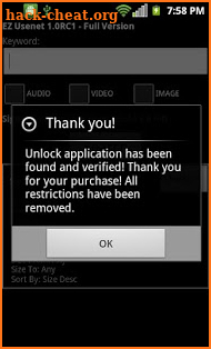 EZ Usenet Unlock screenshot