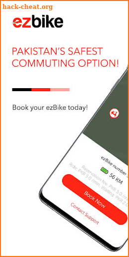 ezBike - Electric Bike Sharing App screenshot