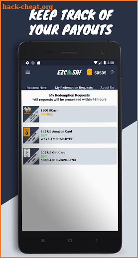 EzCash: Free In-Game Currency & Gift Cards screenshot