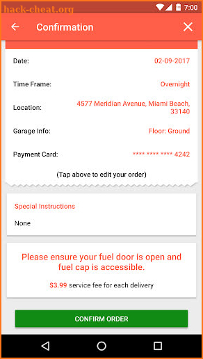 EzFill - Gas Delivery to Your Home or Office screenshot