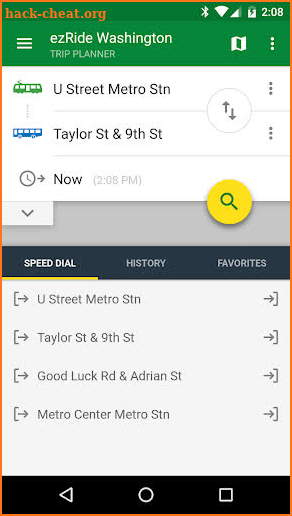 ezRide Offline Transit Planner screenshot