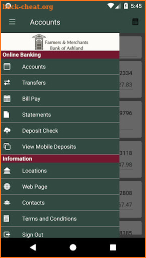 F & M Bank Mobile screenshot