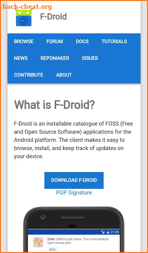 F-Droid screenshot