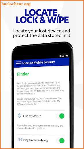 F-Secure Mobile Security screenshot