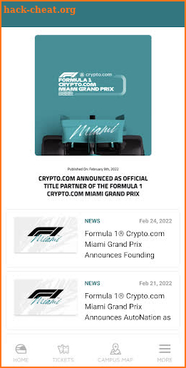 F1 CRYPTO.COM MIAMI GP screenshot