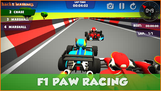 F1 Mighty Paw Pups Racing Patrol 3D screenshot