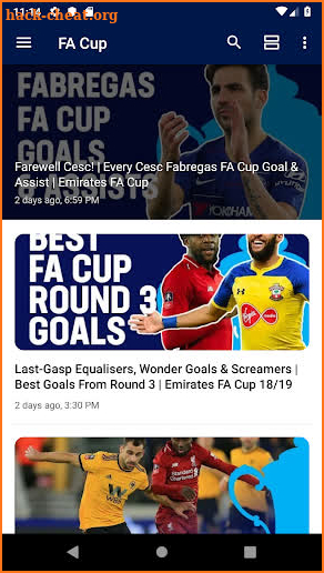 FA Cup News and Game Highlights screenshot