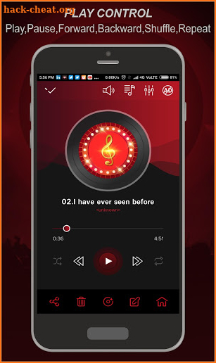 Fa Music Player Plus screenshot