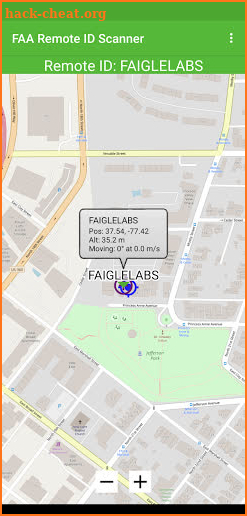 FAA Remote ID Scanner screenshot