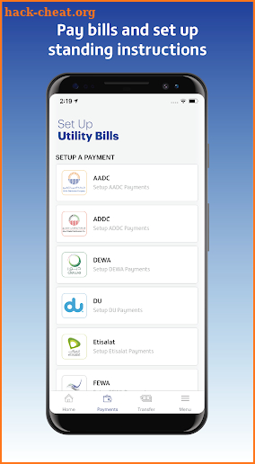 FAB Mobile Banking screenshot