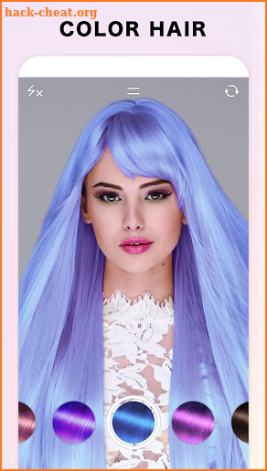 Fabby Look — hair color changer & style effects screenshot