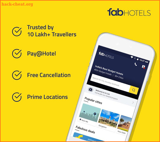 FabHotels: Hotel Booking App, Find Deals & Reviews screenshot