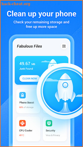 Fabulous Files - Clean&Booster screenshot