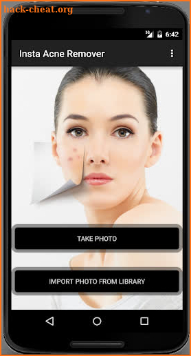 Face Acne Remover Photo Editor App screenshot