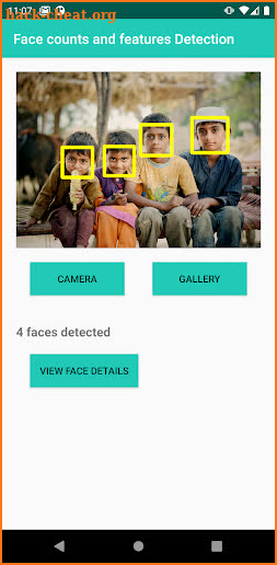 Face detection Face count screenshot