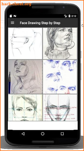 Face Drawing Step by Step screenshot