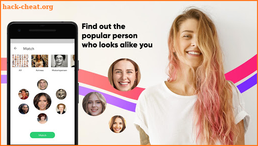 Face Match: Celebrity Look Alike, Age app, Cartoon screenshot