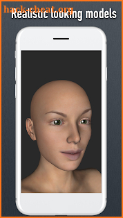 Face Model - 3D virtual human head pose tool screenshot