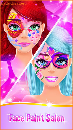 Face Paint Party Dress Up Games screenshot