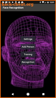 Face recognition screenshot