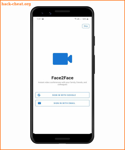 Face2Face - Free Video Meeting and Conferencing screenshot