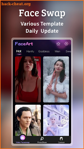 FaceArt - Face Swap，Toon App screenshot