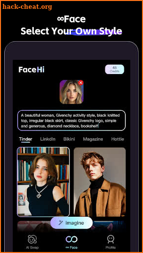 FaceHi: Face Swap & AI Photos screenshot