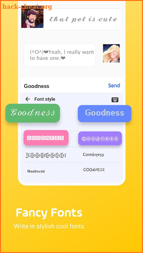 Facemoji Emoji Smart Keyboard-Themes & Emojis screenshot